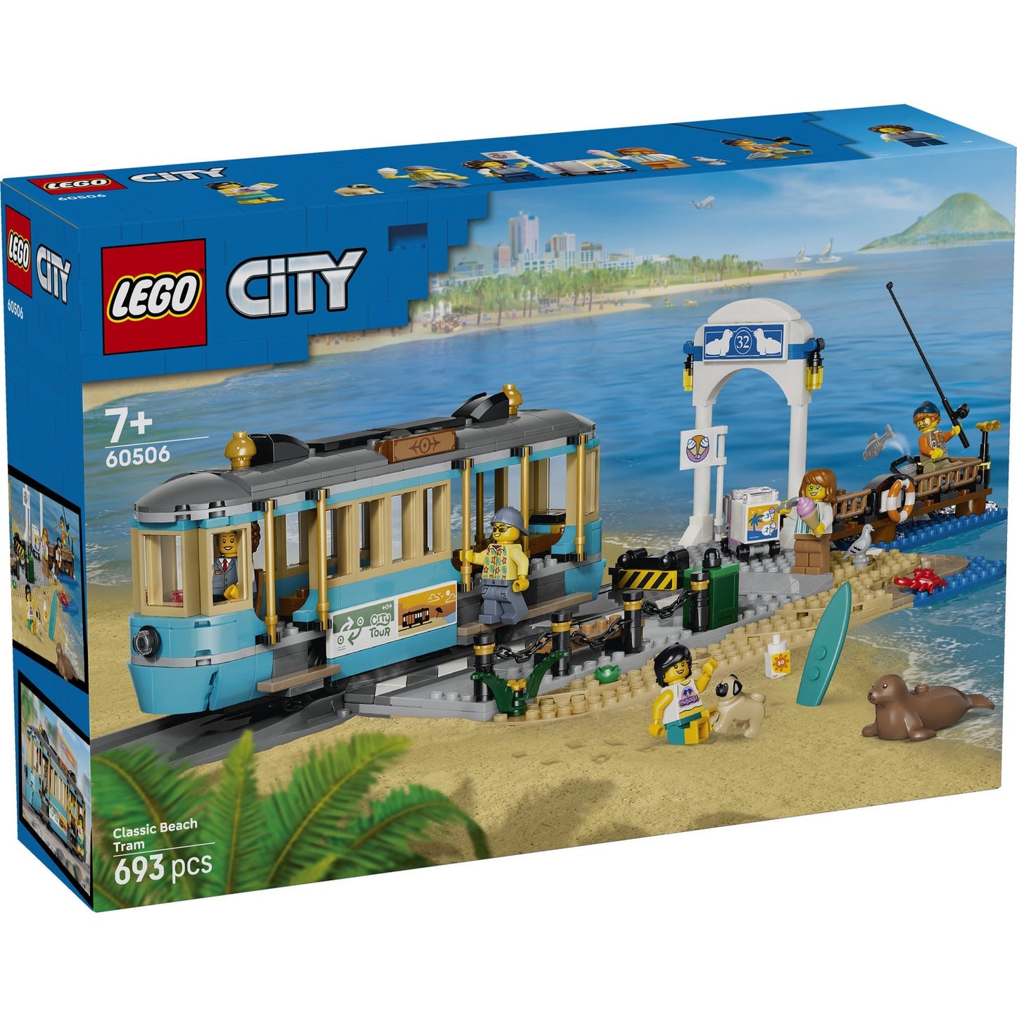 LEGO® City Classic Beach Streetcar - Train Toys 60506