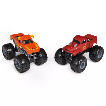 Monster Jam 1:64 Diecast Monster Trucks 2pk - El Toro Loco Vs Grave Digger