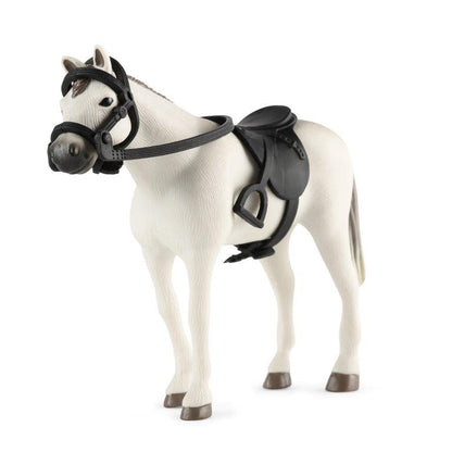 Lundby Doll's House - Girl and Horse with Riding Tackle