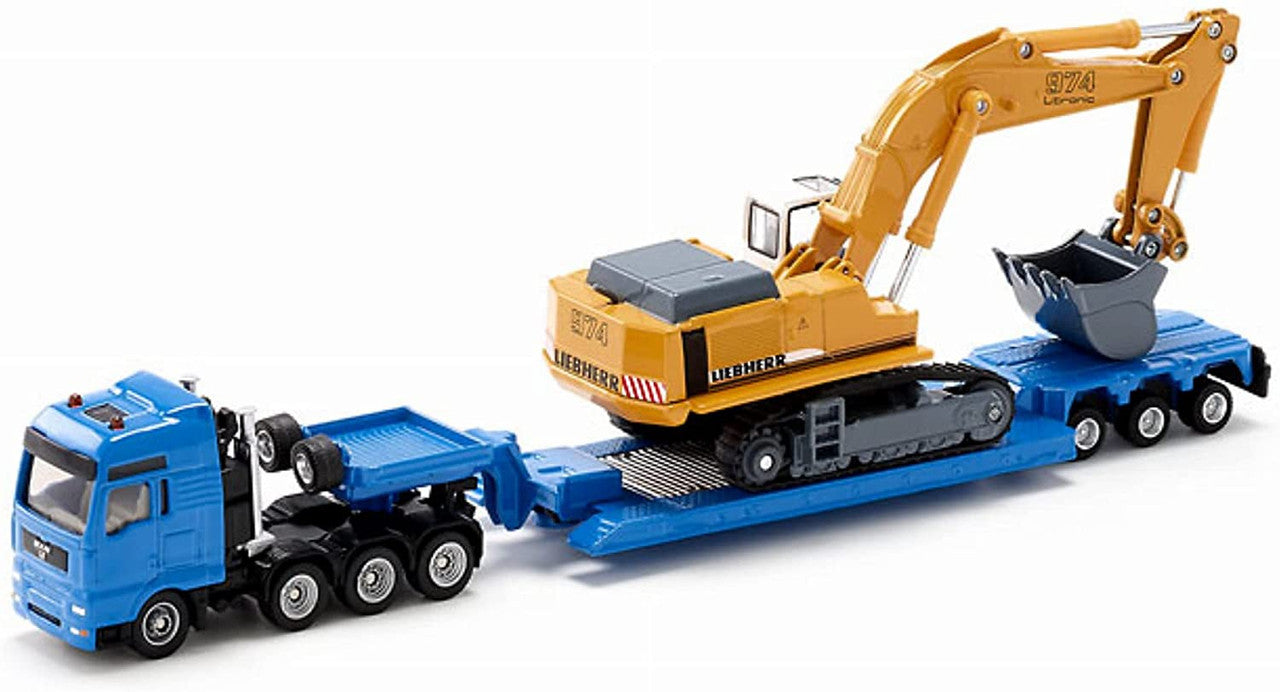 Siku - Heavy Haulage Transporter with Flat Bed Trailer 1847