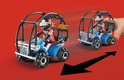 Playmobil Stunt Show - Starter Pack: Quad with Fire Ramp  | 70820