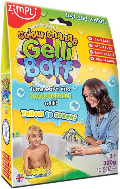 Gelli Baff - Colour Change - Yellow to Green