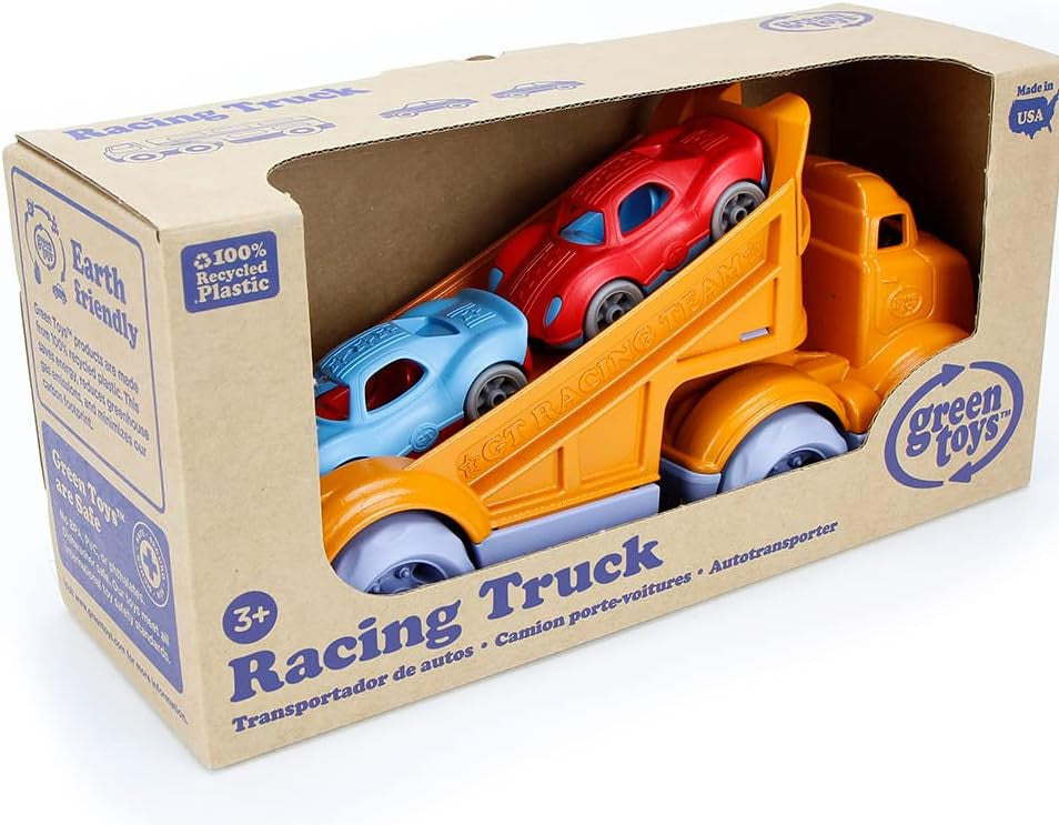Green Toys - Racing Truck with 2 Racers