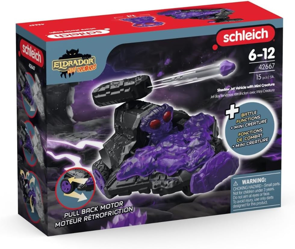 Schleich Eldrador - Shadow Jet with Mini Creature 42667