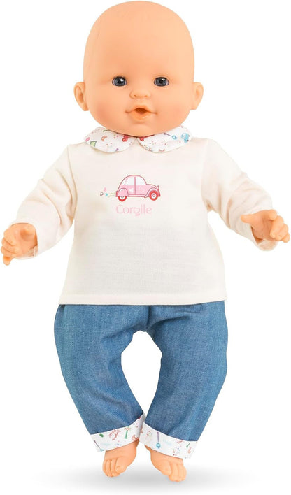 Corolle - Weekend in Paris T-Shirt and Jeans Set for Corolle 36cm Mon Grand Baby Dolls