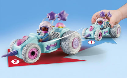 Playmobil Funstars - Crazy Kart Racing Unicorn 71635