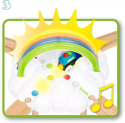 Brio - My First Railway Light Up Rainbow Set 11 Pieces