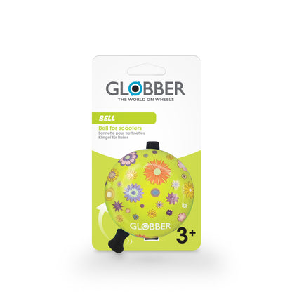 Globber - Scooter Bell - Lime Green Flowers