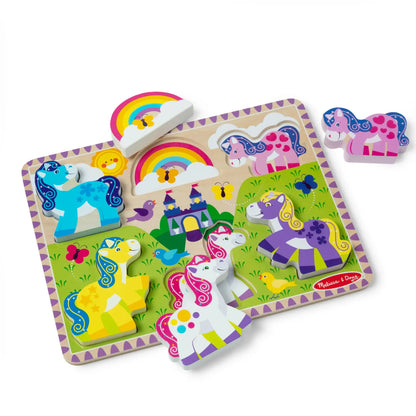 Melissa & Doug - Unicorn Chunky Puzzle
