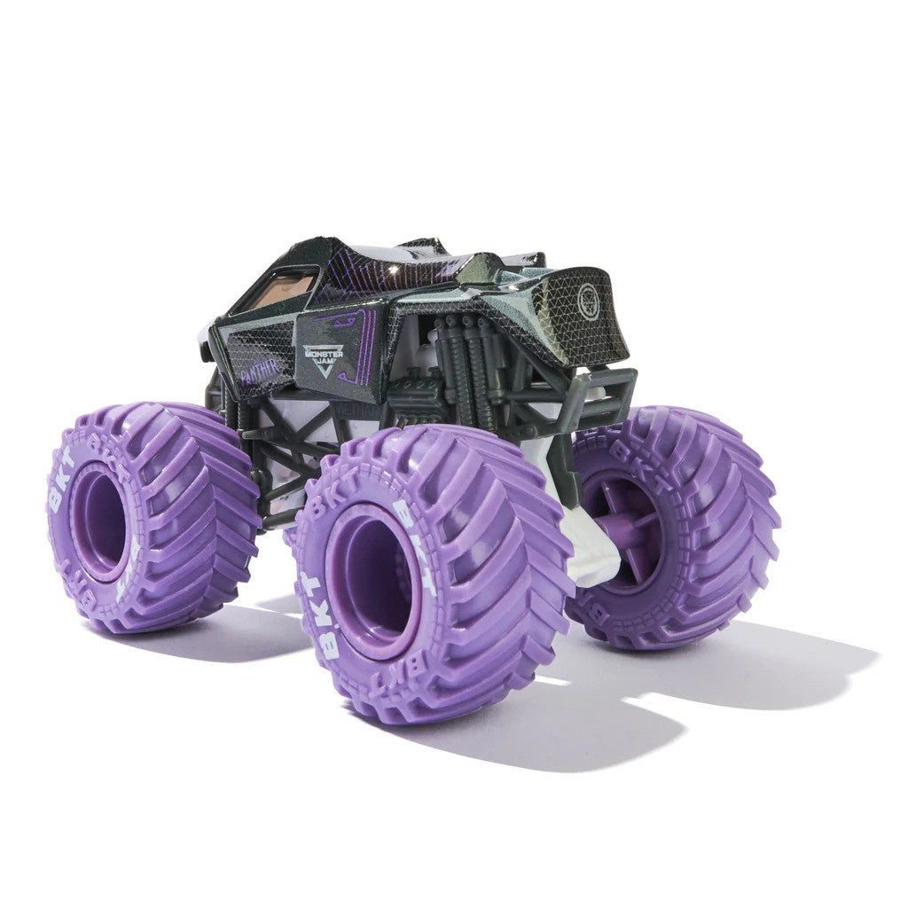 Monster Jam - Marvel Official Diecast Monster Trucks 1:64 - Spider-Man Vs. Black Panther