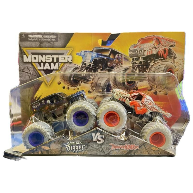 Monster Jam 1:64 Diecast Monster Trucks 2pk S32 - Son-Uva Digger Vs ThunderROARus