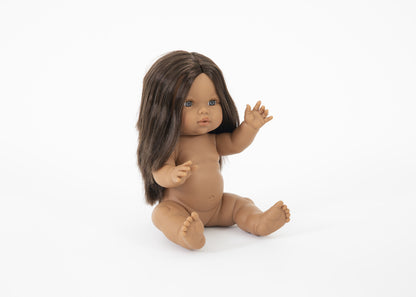 Mini Colettos – Brunette Girl Doll - Isabel 34cm