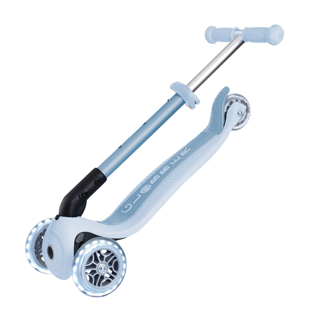 Globber - ECOLOGIC JUNIOR FOLDABLE LIGHTS Scooter- Blueberry