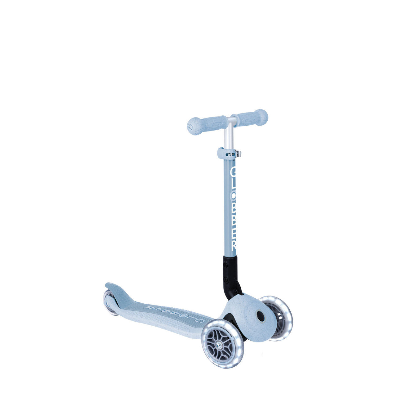 Globber ECOLOGIC JUNIOR FOLDABLE LIGHTS Scooter - Blueberry V2