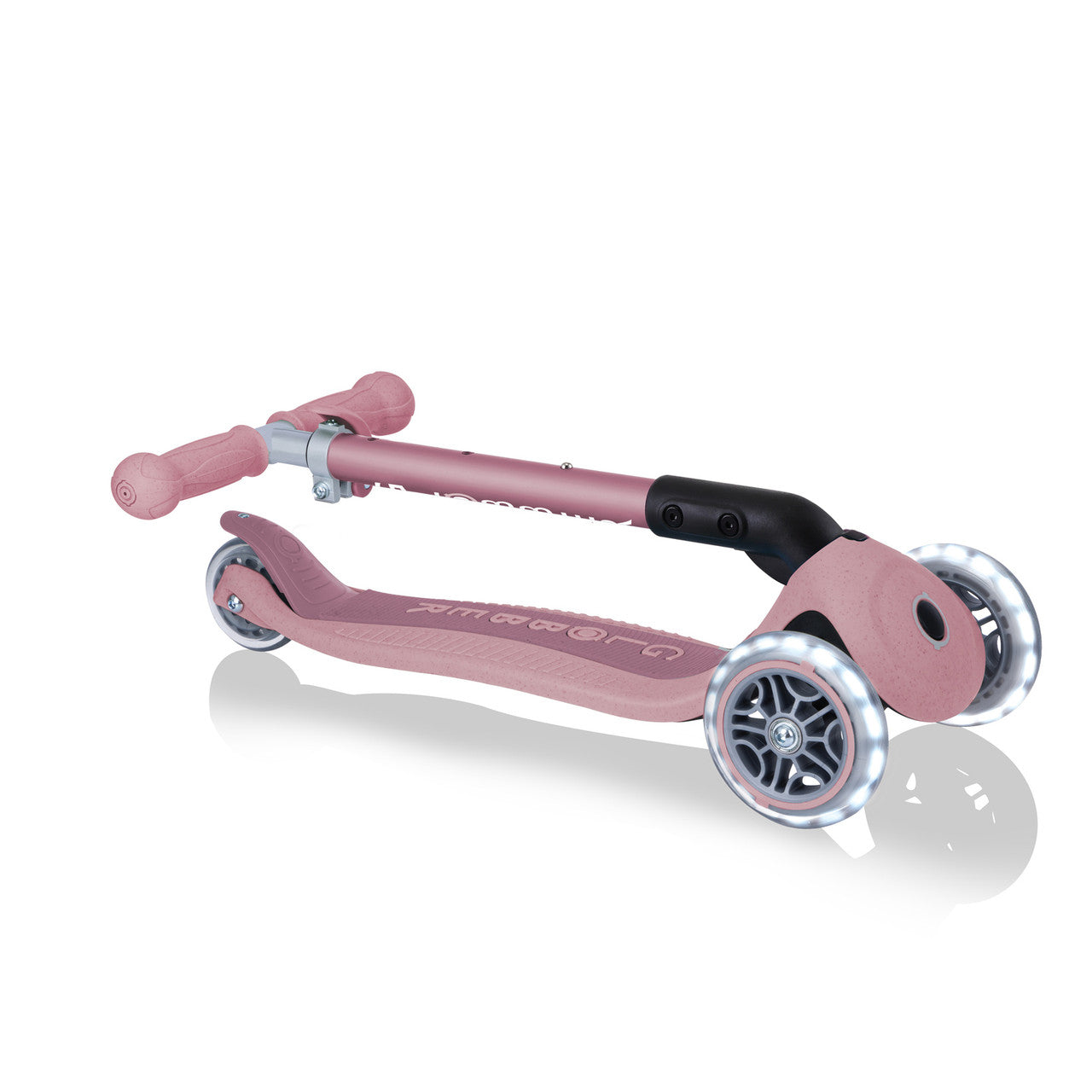 Globber - ECOLOGIC JUNIOR FOLDABLE LIGHTS Scooter - Berry
