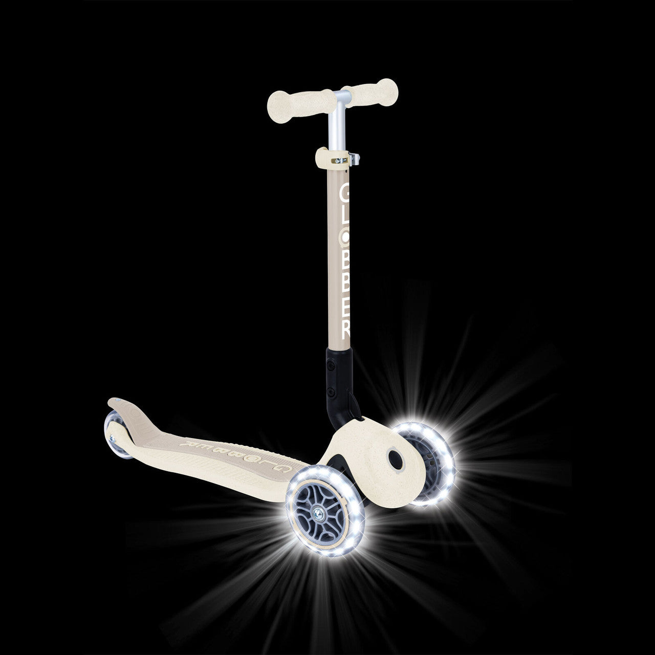 Globber - ECOLOGIC JUNIOR FOLDABLE LIGHTS Scooter - Coconut