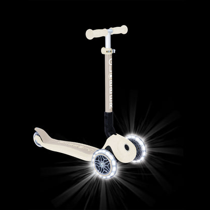 Globber - ECOLOGIC JUNIOR FOLDABLE LIGHTS Scooter - Coconut