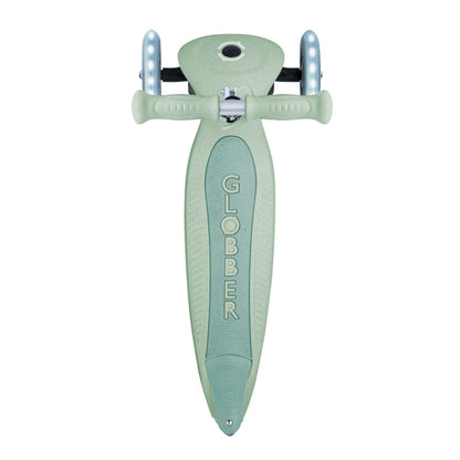 Globber - ECOLOGIC  PRIMO FOLDABLE Scooter With Lights- Pistachio