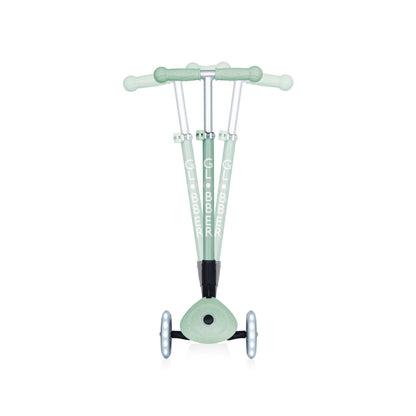 Globber - ECOLOGIC  PRIMO FOLDABLE Scooter With Lights - Pistachio