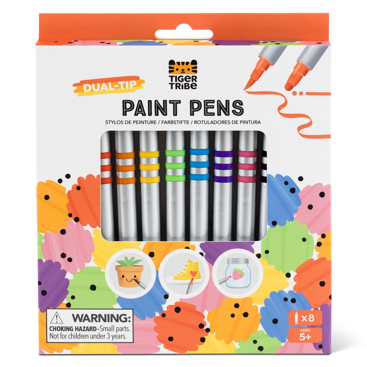 Tiger Tribe - Dual-Tip Paint Pens | Petit Enfant
