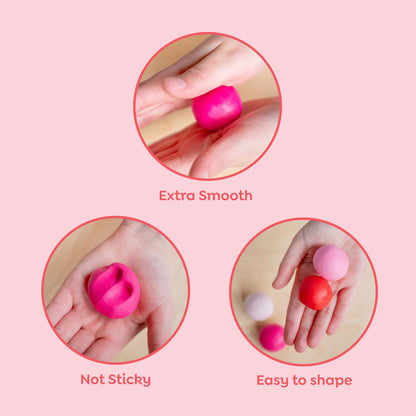 Tiger Tribe - Super Clay - Sunset Pink + Red