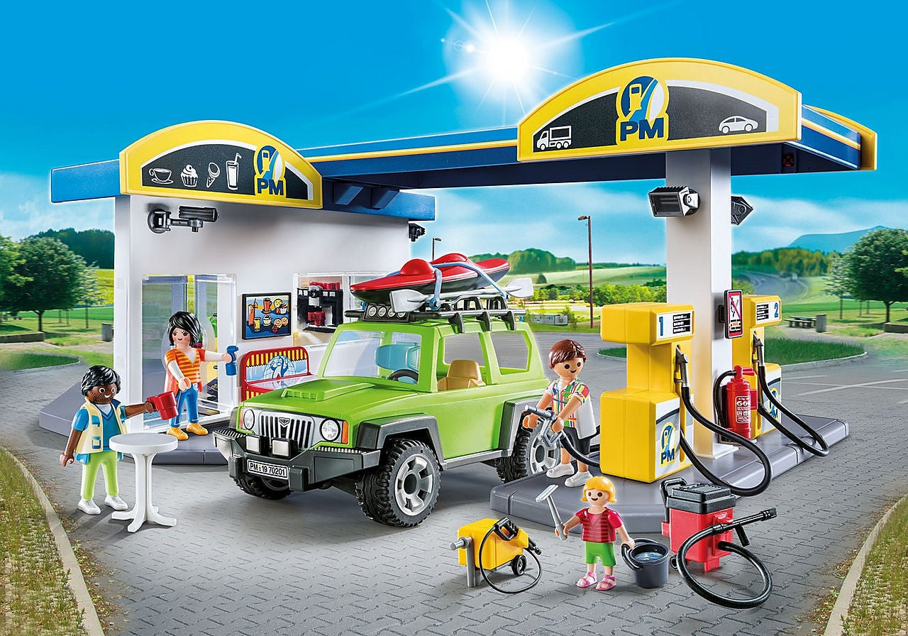 Playmobil City Life - Gas Station 70201**Box Damage**