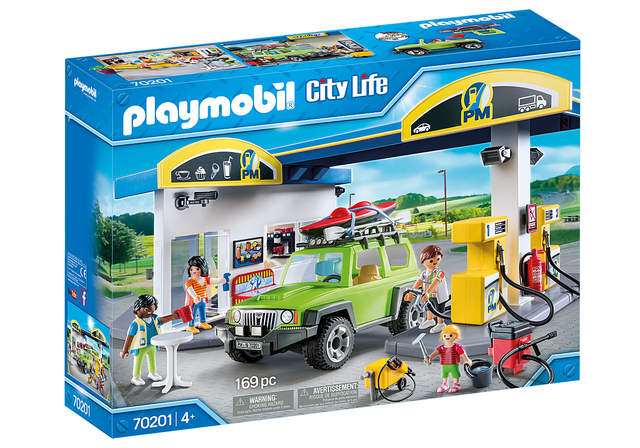 Playmobil City Life - Gas Station 70201**Box Damage**