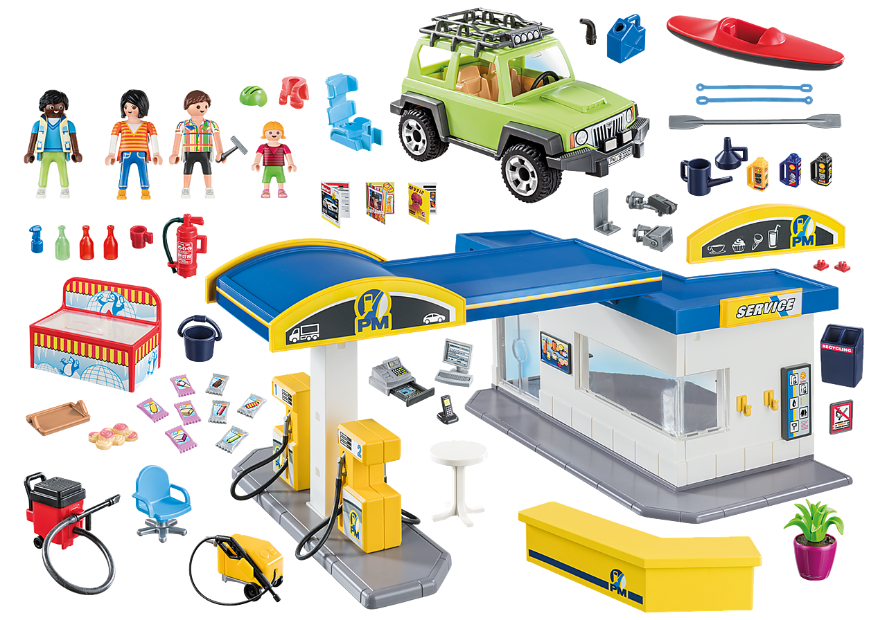 Playmobil City Life - Gas Station 70201**Box Damage**