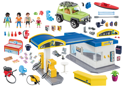 Playmobil City Life - Gas Station 70201**Box Damage**