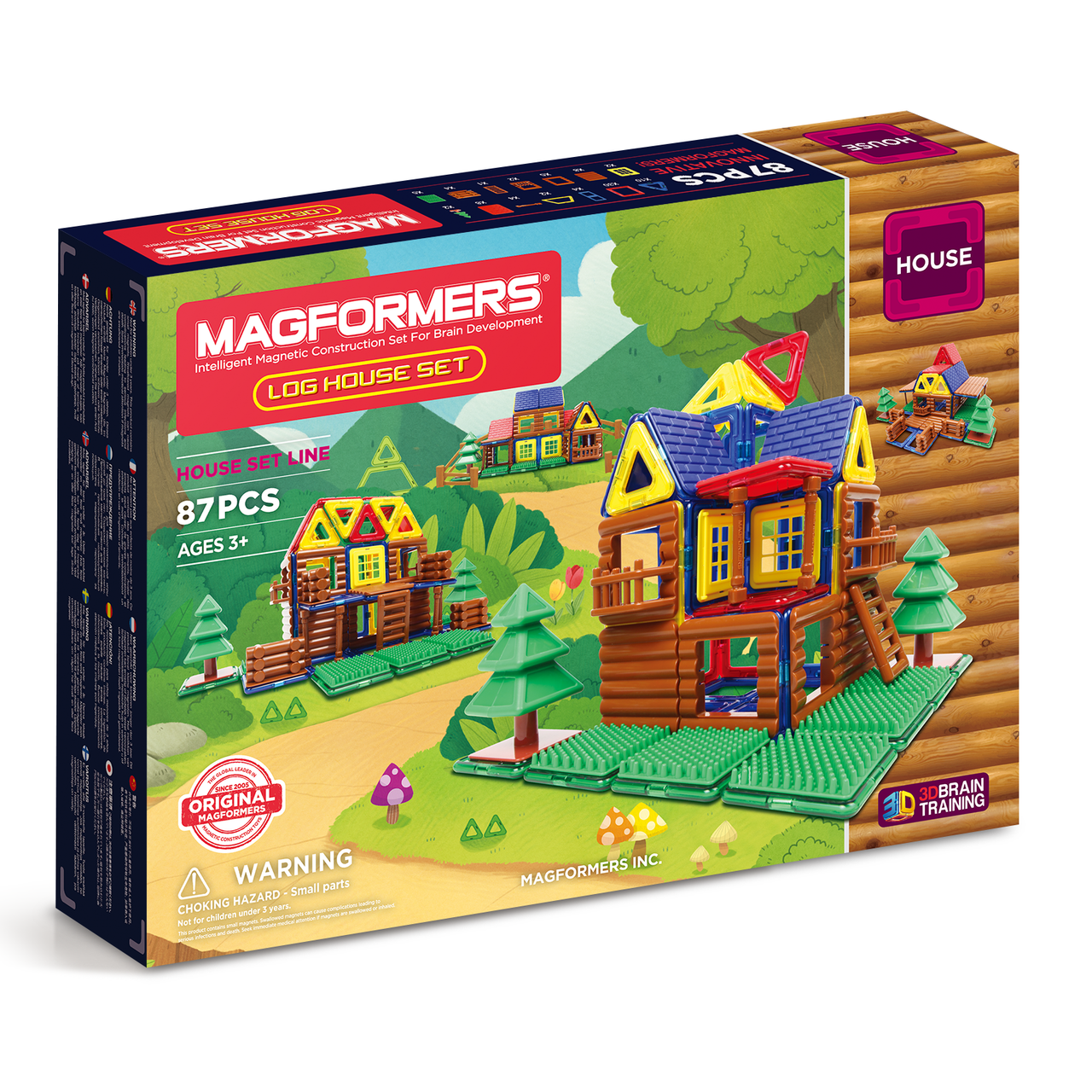 Magformers - Log House Set  | Discount Toy Co.