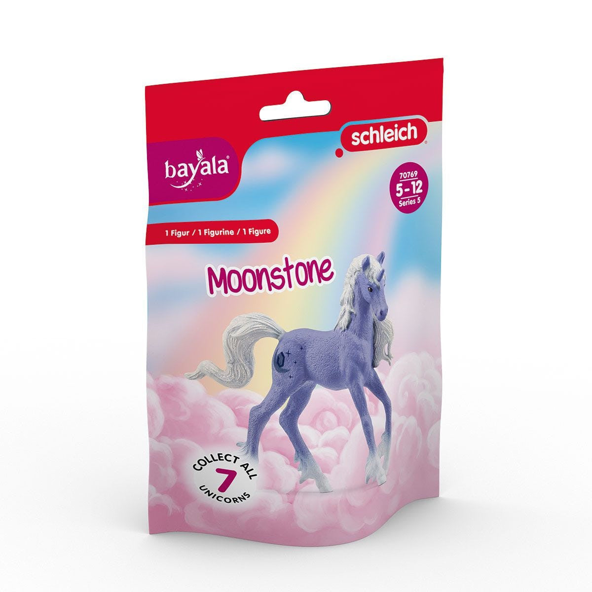Schleich Bayala - Collectible Crystal Unicorn - Moonstone