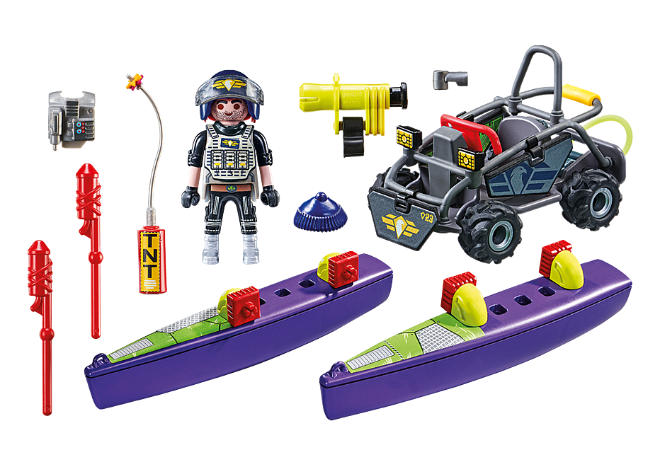 Playmobil City Action - Tactical Unit - Mulit-Terrain Quad 71147