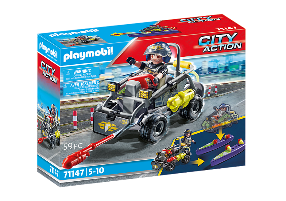 Playmobil City Action - Tactical Unit - Mulit-Terrain Quad 71147