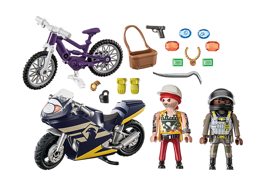Playmobil City Action - Starter Pack - Police Special Forces and Thief 71255