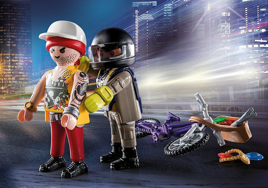 Playmobil City Action - Starter Pack - Police Special Forces and Thief 71255