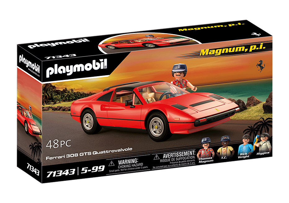 Playmobil - Magnum, p.i. Ferrari 308 GTS Quattrovalvole 71343