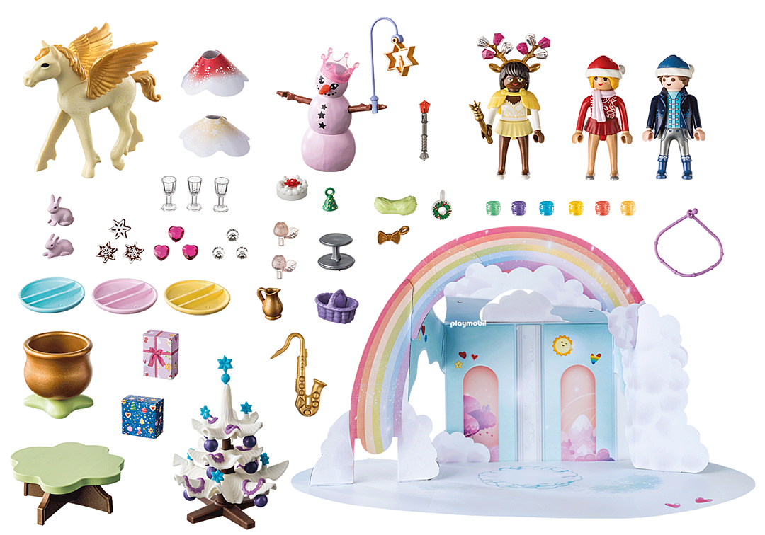 Playmobil Princess Magic - Advent Calendar - Christmas under the Rainbow