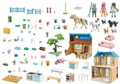 Playmobil - Horses of Waterfall - Waterfall Ranch 71351