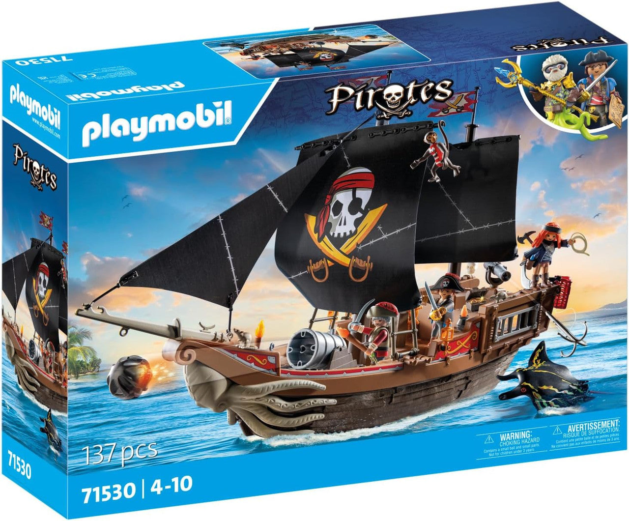 Playmobil Pirates - Large Pirate Ship 71530