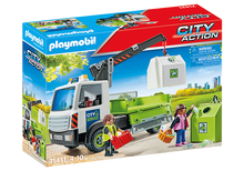 Playmobil - Action Heroes - Glass Recycling Truck with Container 71431