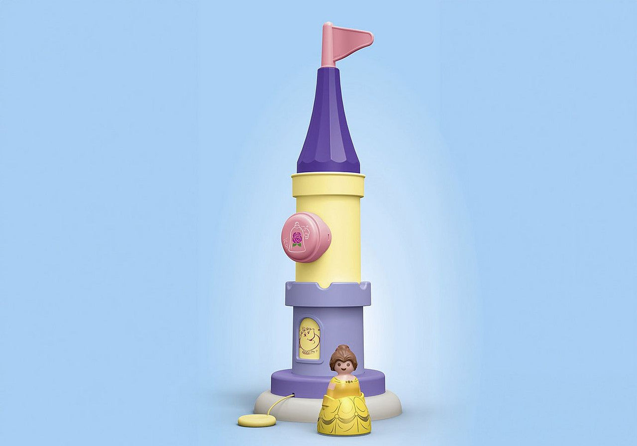 Playmobil 1.2.3 & Disney - Belle's Play Tower with Sound 71458