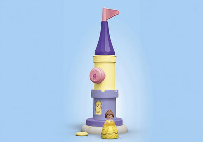 Playmobil 1.2.3 & Disney - Belle's Play Tower with Sound 71458