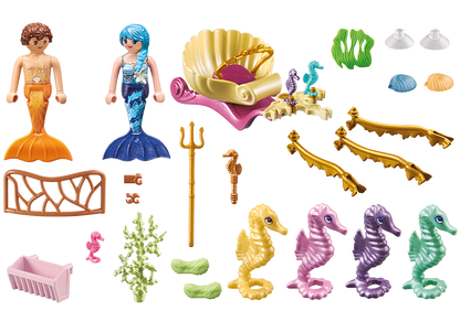 Playmobil - Princess Magic - Mermaid Seahorse Carriage 71500