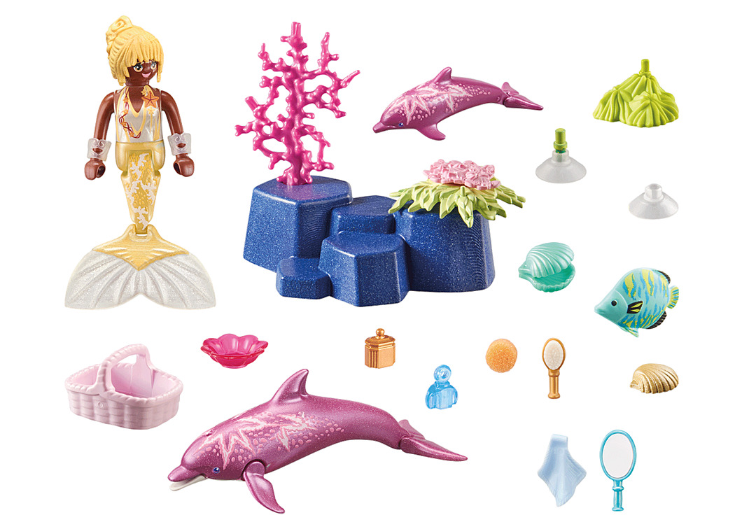 Playmobil - Princess Magic -  Mermaid with Dolphins 71501
