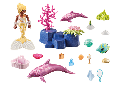 Playmobil - Princess Magic -  Mermaid with Dolphins 71501