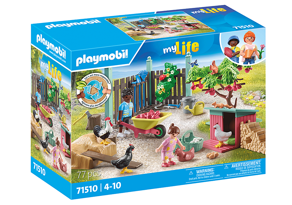 Playmobil - My Life - Little Chicken Farm in the Tiny House Garden 71510