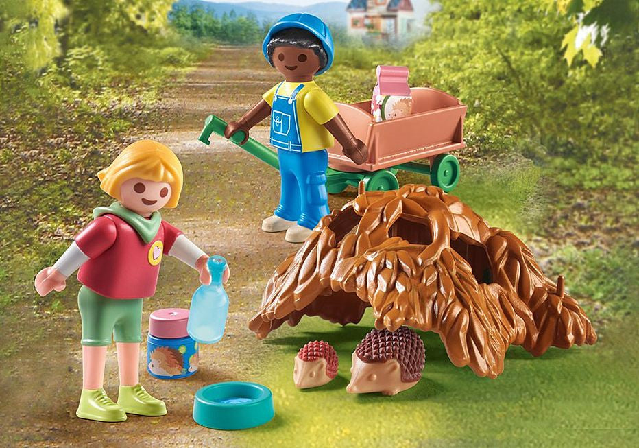 Playmobil - My Life - Care of the Hedgehog Family 71512