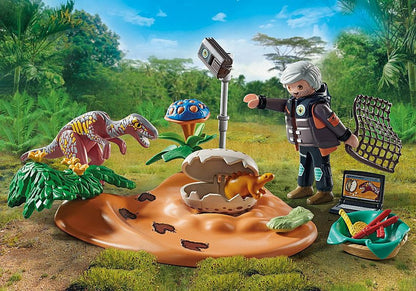 Playmobil Dinos - Stegosaurus Nest with Egg Thief 71526