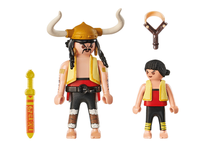 Playmobil - Asterix - Huevos y Bacon and Pepe 71545