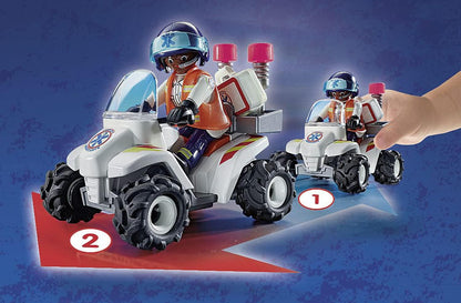 Playmobil City Action - Medical Rescue Pull-Back Quad 71091